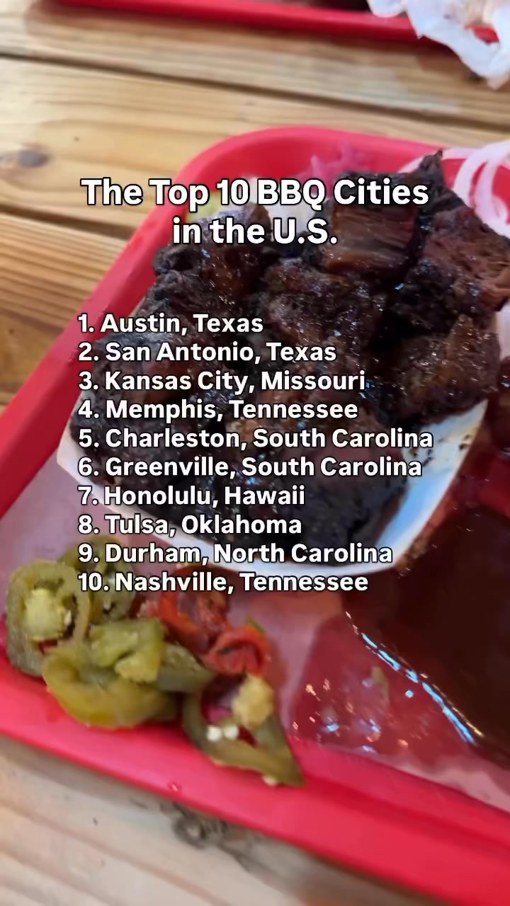 Yelp ranked the best bbq cities in the U.S. and we know you have thoughts.  Drop...