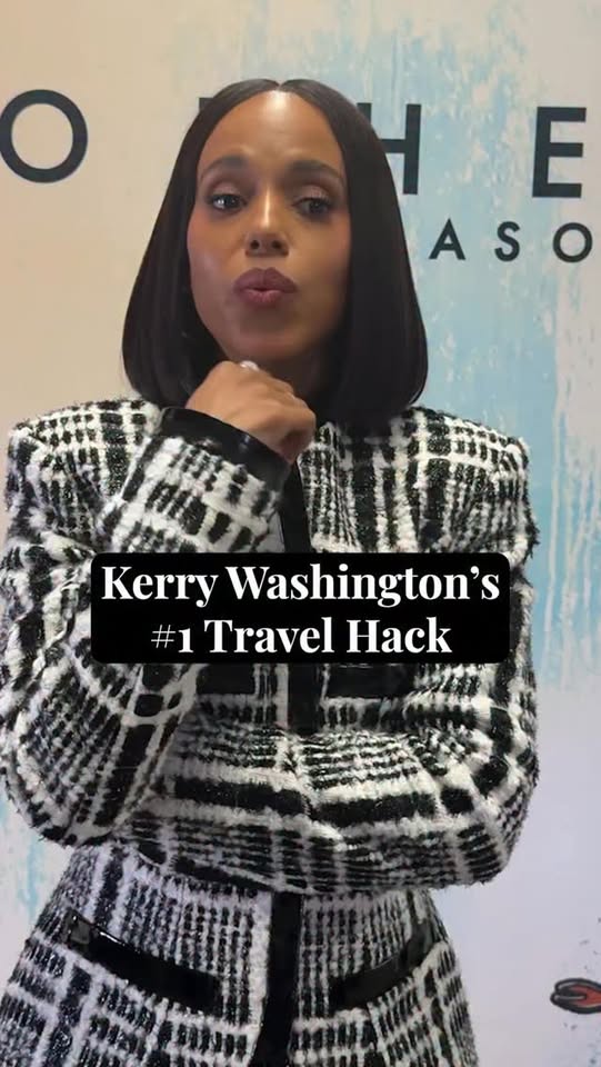 Take it from @kerrywashington, snacks are crucial to a successful travel day.  @...