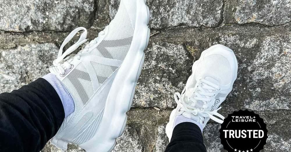 These crisp sneakers are just as comfortable as they are stylish.