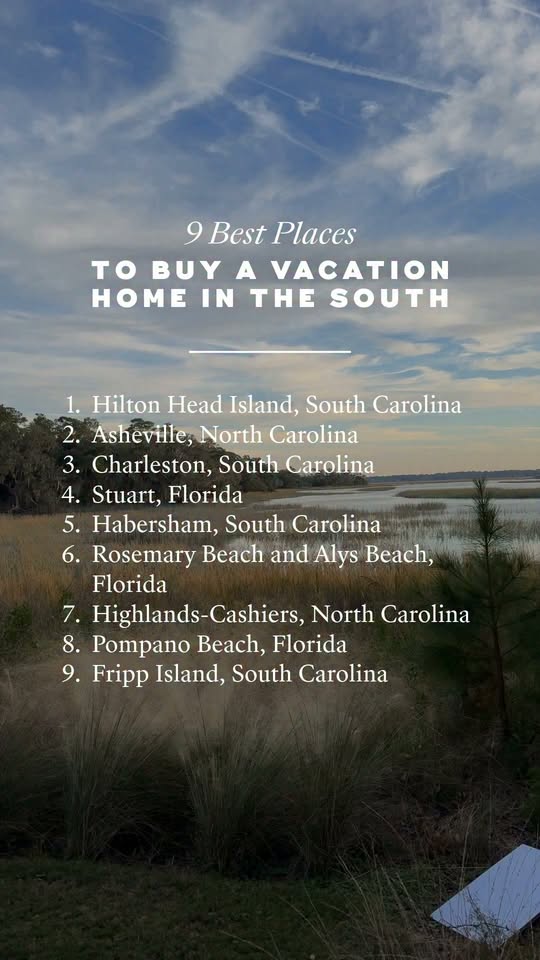 Whether your ideal vacation involves the beach or the mountains, the South deliv...